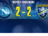 Serie A, il Napoli pareggia con il Frosinone e l’Europa si allontana