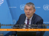 Lazzarini “L’Italia ripristini i fondi per UNRWA e ci aiuti in Europa”