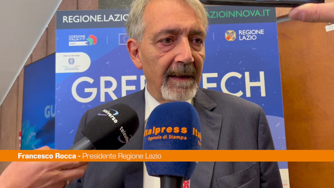 Rocca “Green-tech? Il Lazio deve avere un ruolo da protagonista” Rocca “Green-tech? Il Lazio deve avere un ruolo da protagonista”