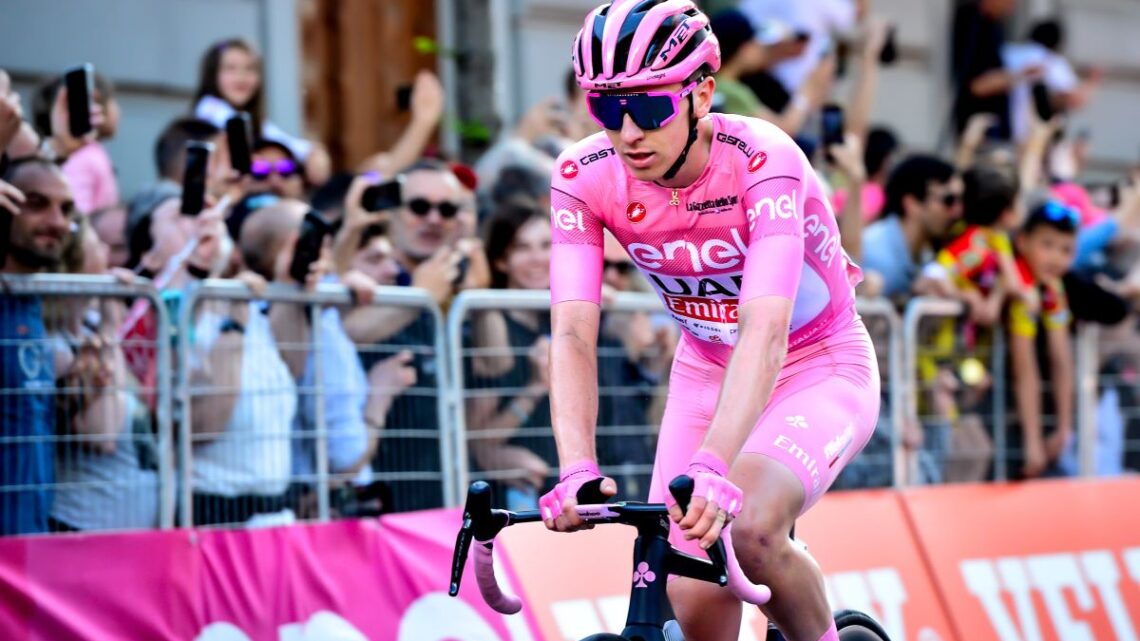 Pogacar vince la crono di Perugia, battuto Ganna Pogacar vince la crono di Perugia, battuto Ganna