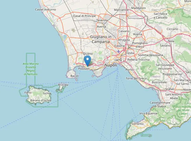 Sciame sismico nell’area dei Campi Flegrei, scossa maggiore di magnitudo 4.4 Sciame sismico nell’area dei Campi Flegrei, scossa maggiore di magnitudo 4.4