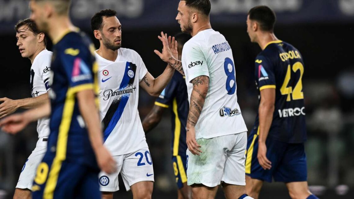 L’Inter chiude con un pareggio, 2-2 sul campo del Verona L’Inter chiude con un pareggio, 2-2 sul campo del Verona