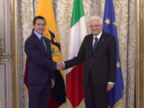 Mattarella riceve il Presidente dell’Ecuador