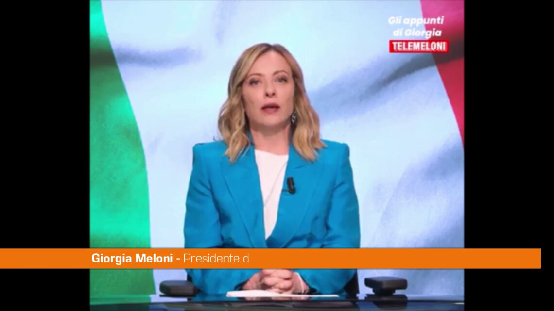 Meloni “La libertà in Italia è sempre stata limitata dalla sinistra” Meloni “La libertà in Italia è sempre stata limitata dalla sinistra”