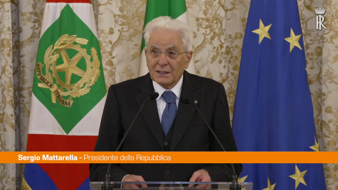 Mattarella “Incombono minacce alla pace” Mattarella “Incombono minacce alla pace”