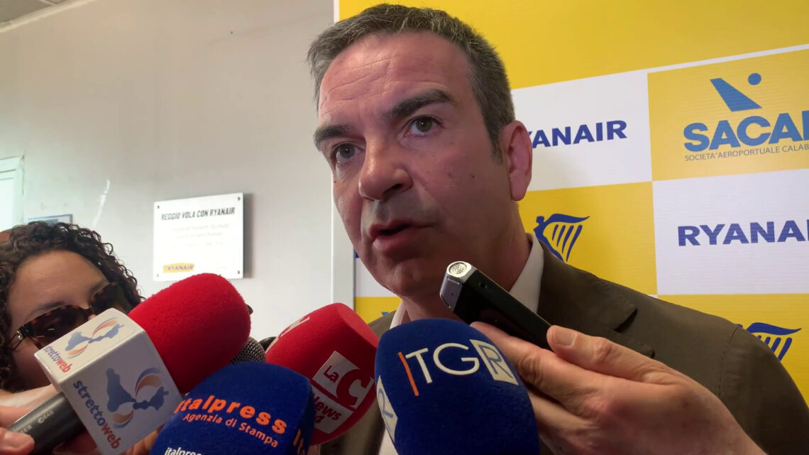 Occhiuto “Con Ryanair un rapporto strutturale per la Calabria” Occhiuto “Con Ryanair un rapporto strutturale per la Calabria”