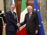 Mattarella riceve il primo ministro della Repubblica Ceca