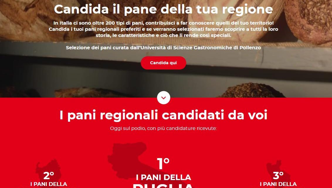 Nutella, prorogata l’iniziativa “Candida il pane della tua Regione” Nutella, prorogata l’iniziativa “Candida il pane della tua Regione”