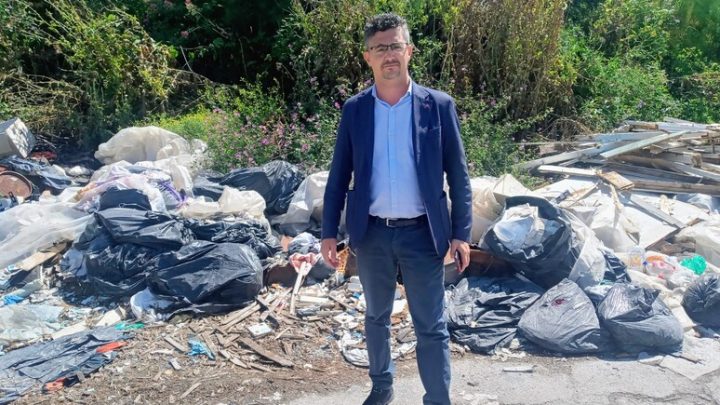 Alessandro Caramiello: nuovo sopralluogo tra i rifiuti a Ercolano