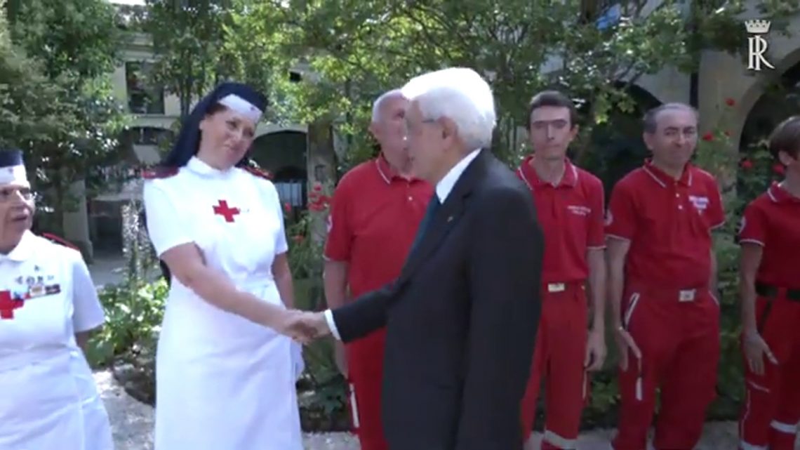 Mattarella visita il Museo Internazionale della Croce Rossa Italiana Mattarella visita il Museo Internazionale della Croce Rossa Italiana
