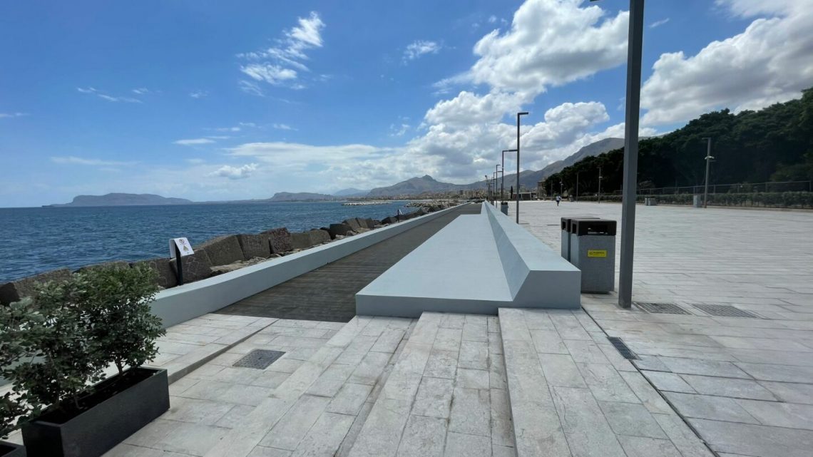 Palermo, con la passeggiata di Sant’Erasmo nuovo tratto del waterfront Palermo, con la passeggiata di Sant’Erasmo nuovo tratto del waterfront