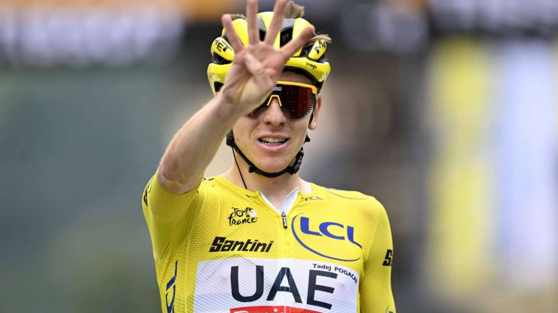 Pogacar fa poker al Tour e blinda la maglia gialla Pogacar fa poker al Tour e blinda la maglia gialla