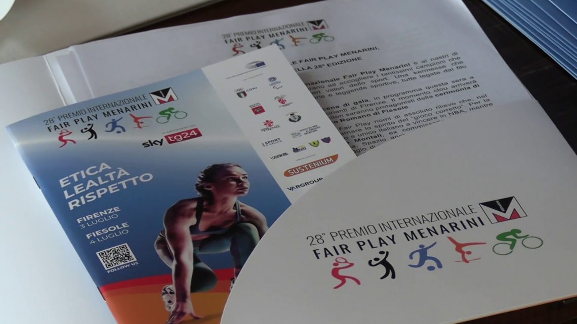 Conto alla rovescia per il Fair Play Menarini. Stasera la premiazione Conto alla rovescia per il Fair Play Menarini. Stasera la premiazione