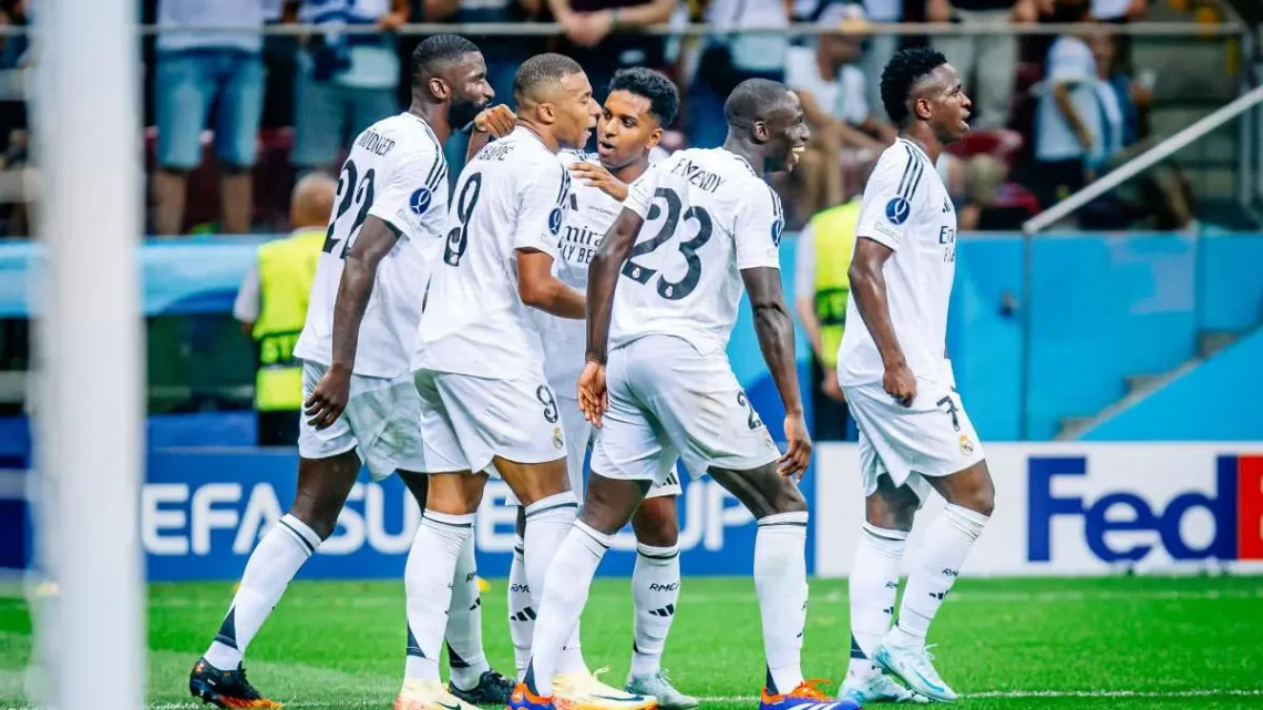 Supercoppa Europea al Real Madrid, Atalanta battuta 2-0 Supercoppa Europea al Real Madrid, Atalanta battuta 2-0