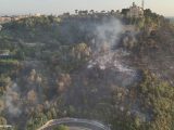 Incendio Monte Mario, le immagini dei droni della Protezione Civile