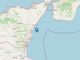 Scossa di terremoto di magnitudo 3.3 al largo della Costa Catanese