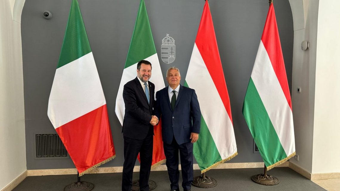 Salvini incontra Orban a Budapest Salvini incontra Orban a Budapest
