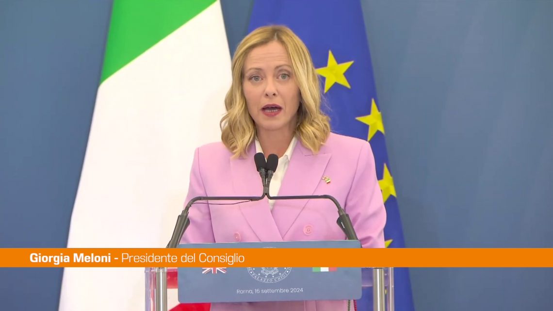 Meloni “Con Starmer obiettivo lotta al traffico di essere umani” Meloni “Con Starmer obiettivo lotta al traffico di essere umani”