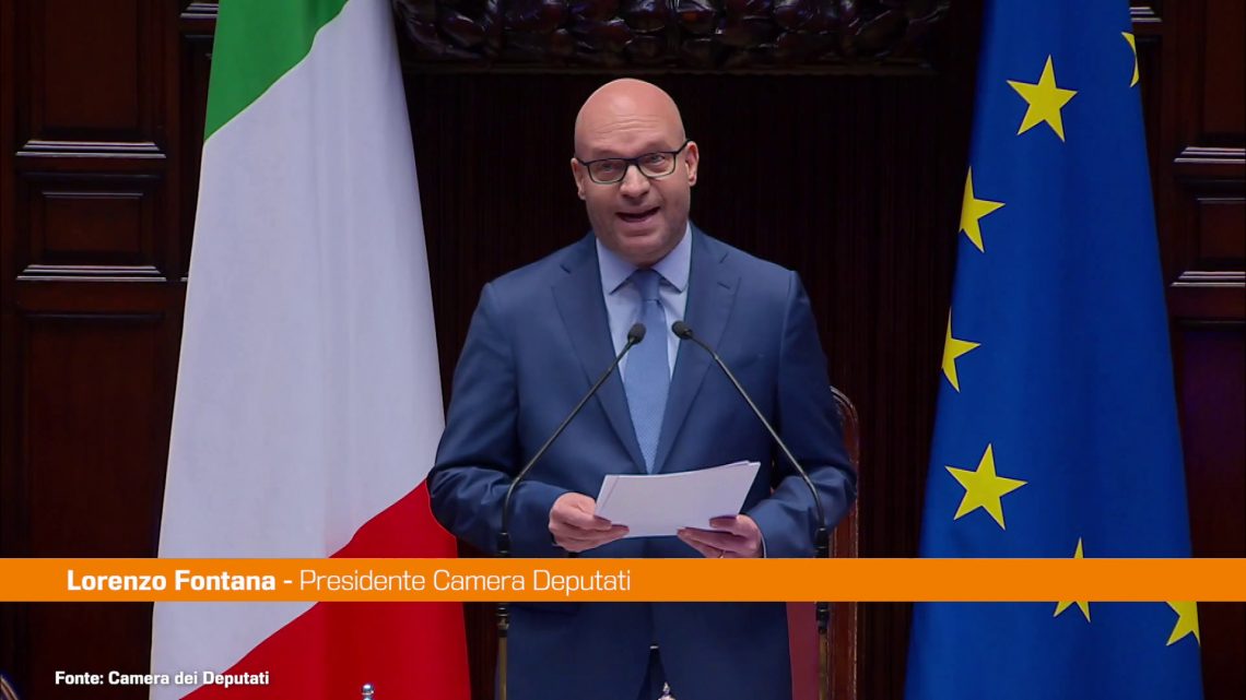 De Gasperi celebrato alla Camera con Mattarella e Metsola De Gasperi celebrato alla Camera con Mattarella e Metsola