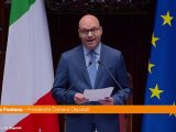 De Gasperi celebrato alla Camera con Mattarella e Metsola
