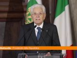 Mattarella “Non è accettabile abituarsi alla guerra”