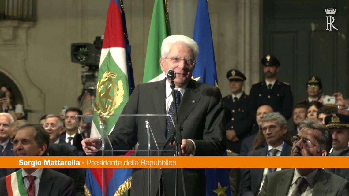 Mattarella a Catania inaugura la nona edizione del Trofeo Coni Mattarella a Catania inaugura la nona edizione del Trofeo Coni