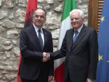 Mattarella incontra il Presidente d’Albania a Piana degli Albanesi