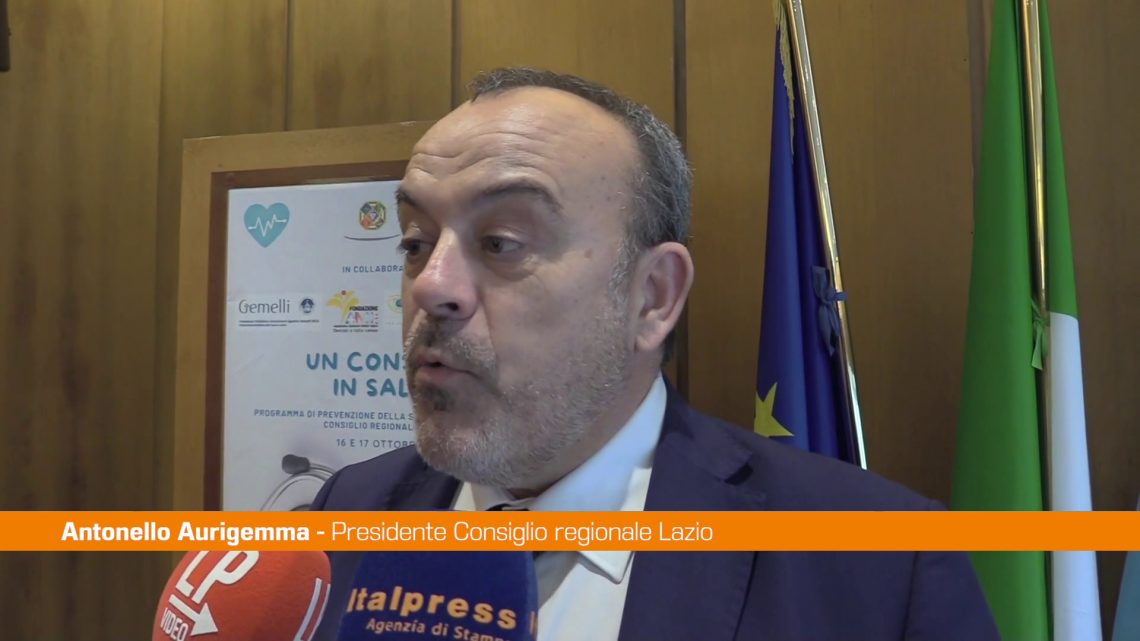 “Un Consiglio in salute”, Aurigemma “La prevenzione è un investimento” “Un Consiglio in salute”, Aurigemma “La prevenzione è un investimento”