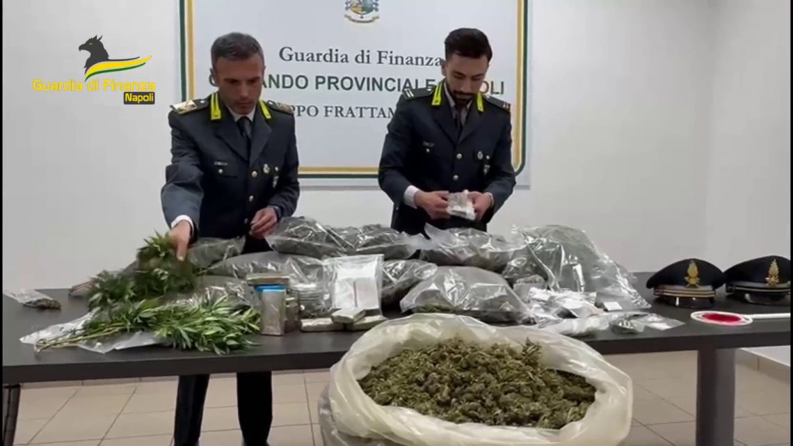 Sequestrata a Benevento piantagione canapa indiana e 50 kg marijuana Sequestrata a Benevento piantagione canapa indiana e 50 kg marijuana