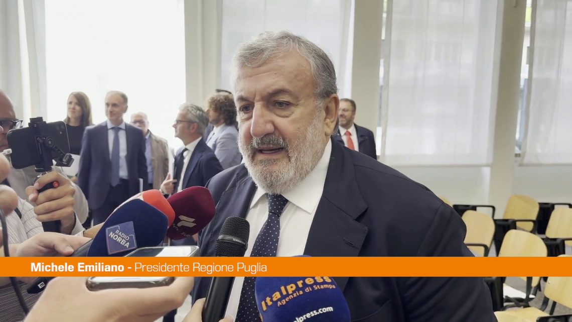 Emiliano “Con lo screening risparmio e si risolvono problemi salute” Emiliano “Con lo screening risparmio e si risolvono problemi salute”