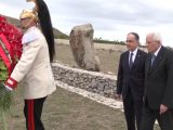 Mattarella e Begaj depongono corona di fiori a Portella della Ginestra