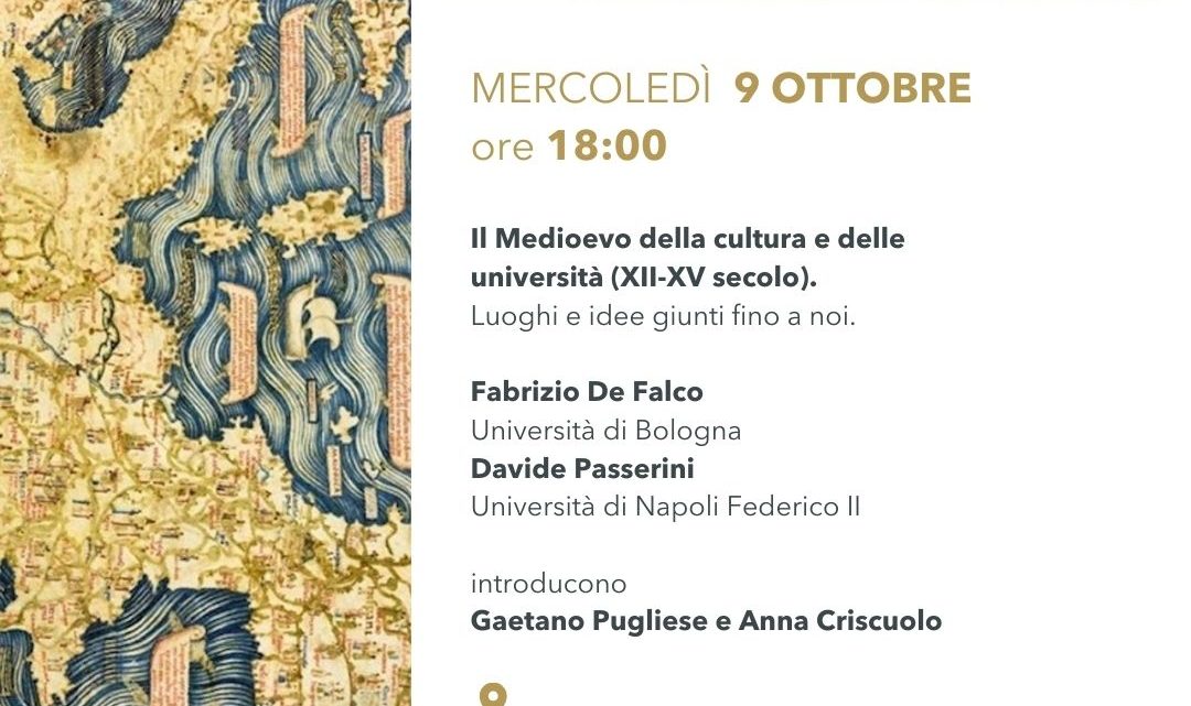 Il Medioevo della cultura: se ne parla a Pomigliano d’Arco Il Medioevo della cultura: se ne parla a Pomigliano d’Arco
