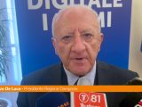 Campi Flegrei, De Luca “Su esercitazioni credo che dobbiamo insistere”