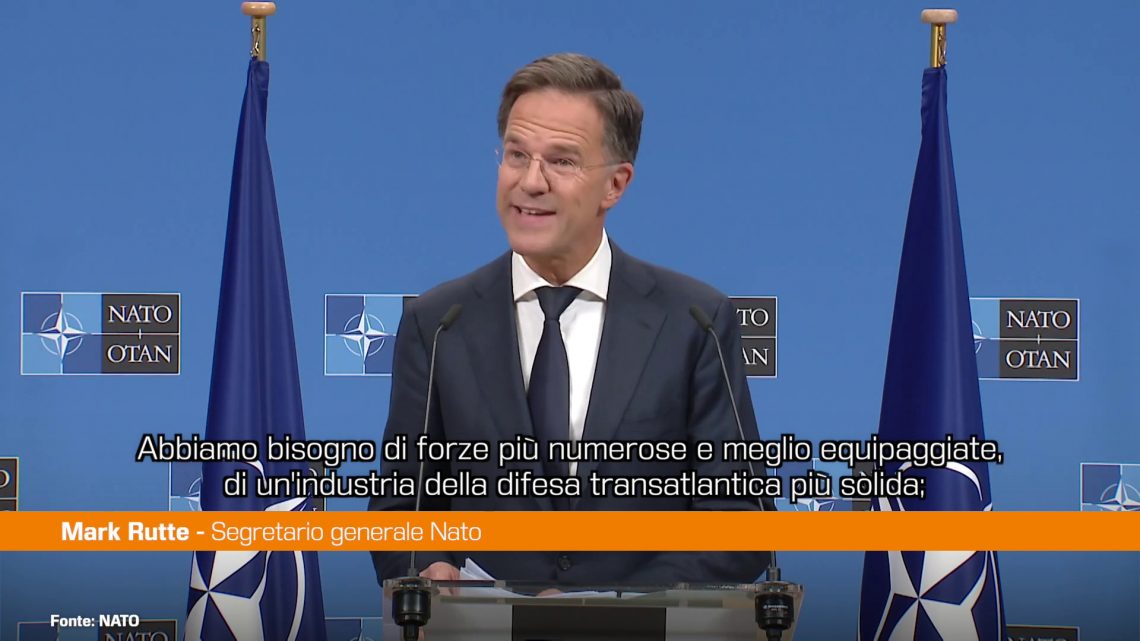 Nato, Rutte “Aumentare le spese per la difesa” Nato, Rutte “Aumentare le spese per la difesa”