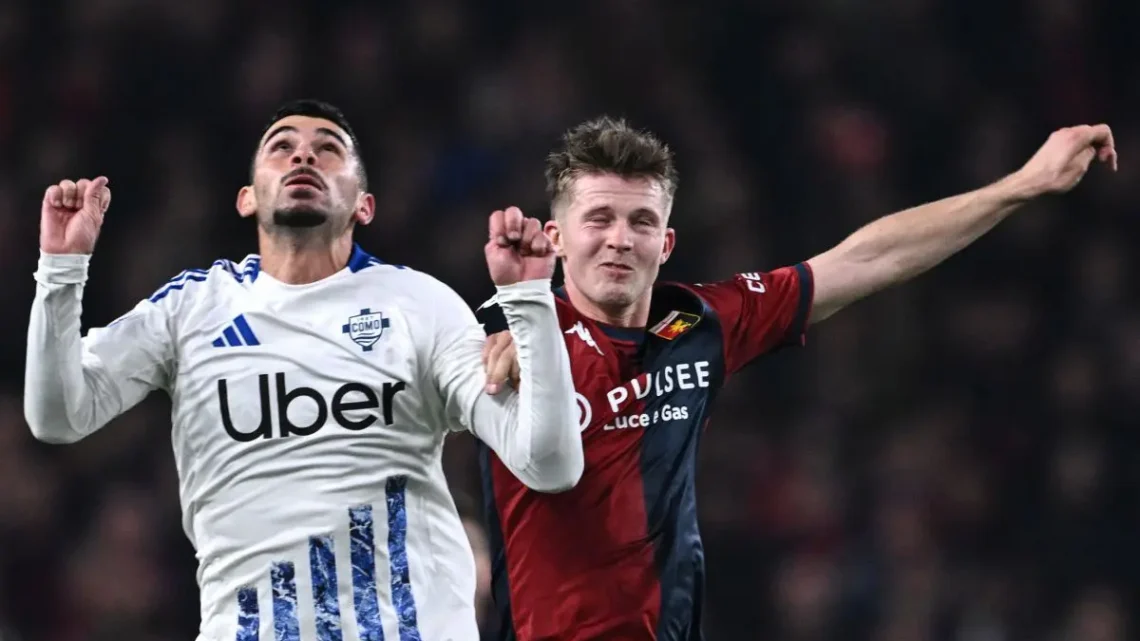 Il Genoa si salva nel recupero, Como beffato: 1-1 a Marassi Il Genoa si salva nel recupero, Como beffato: 1-1 a Marassi