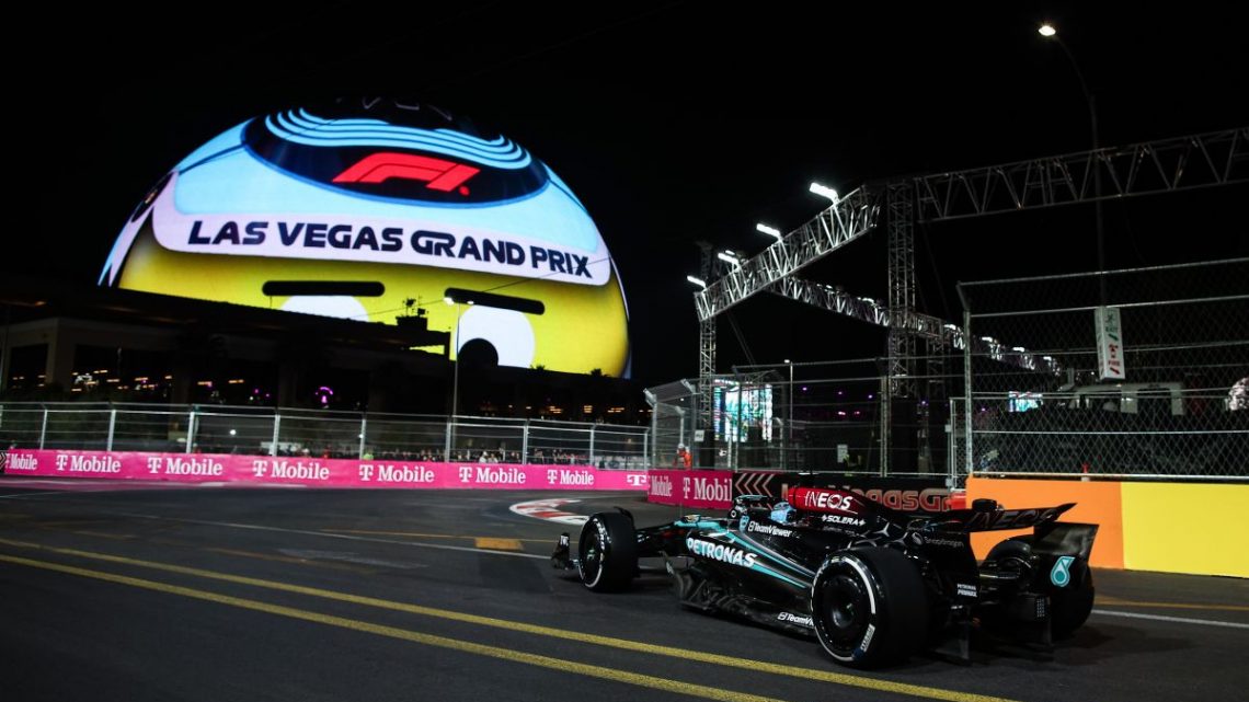 Russell in pole a Las Vegas, Sainz secondo e Leclerc quarto Russell in pole a Las Vegas, Sainz secondo e Leclerc quarto