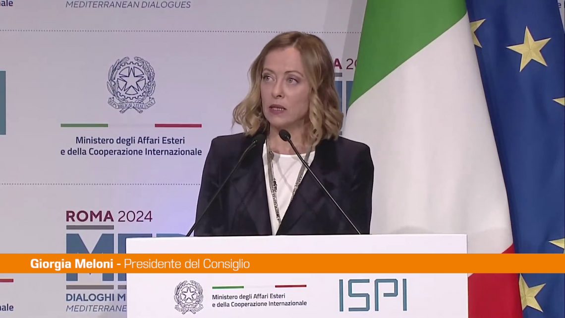 Meloni “Mediterraneo abbia l’ambizione di diventare spazio globale” Meloni “Mediterraneo abbia l’ambizione di diventare spazio globale”