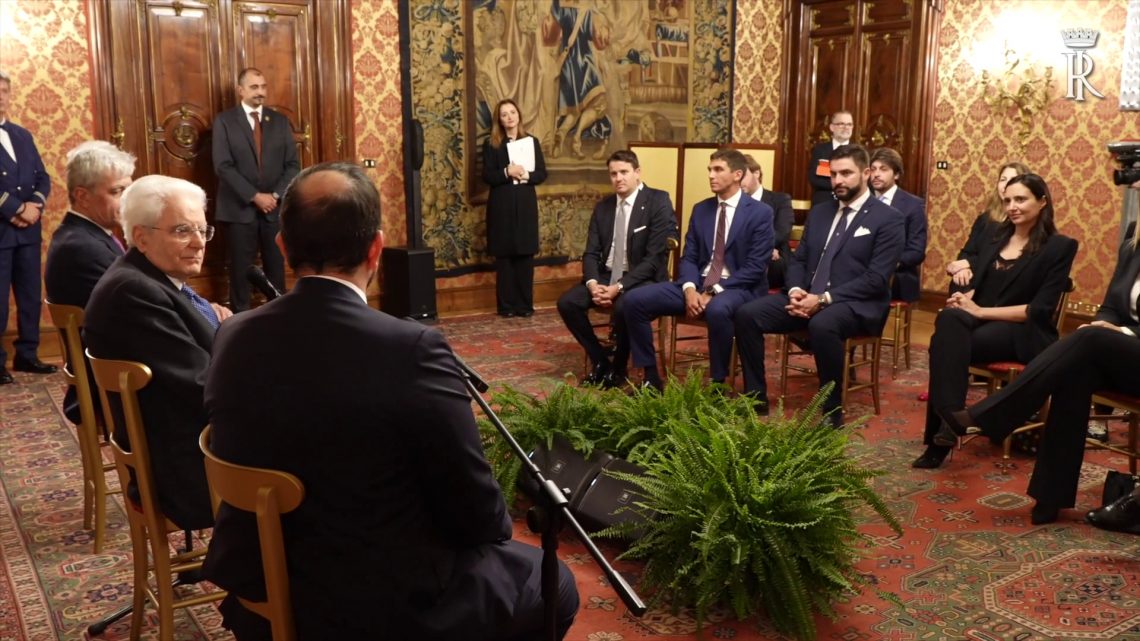 Mattarella riceve delegazione dei Giovani imprenditori Confindustria Mattarella riceve delegazione dei Giovani imprenditori Confindustria