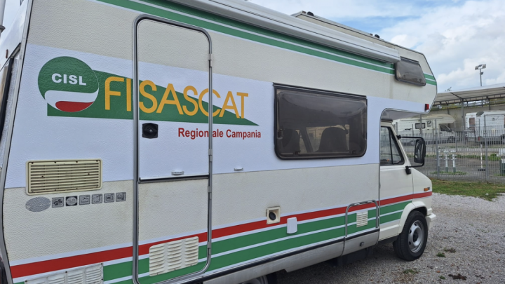 Fisascat Cisl: Un camper per i diritti dei lavoratori