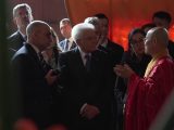 Cina, Mattarella in visita al tempio di Lingyin