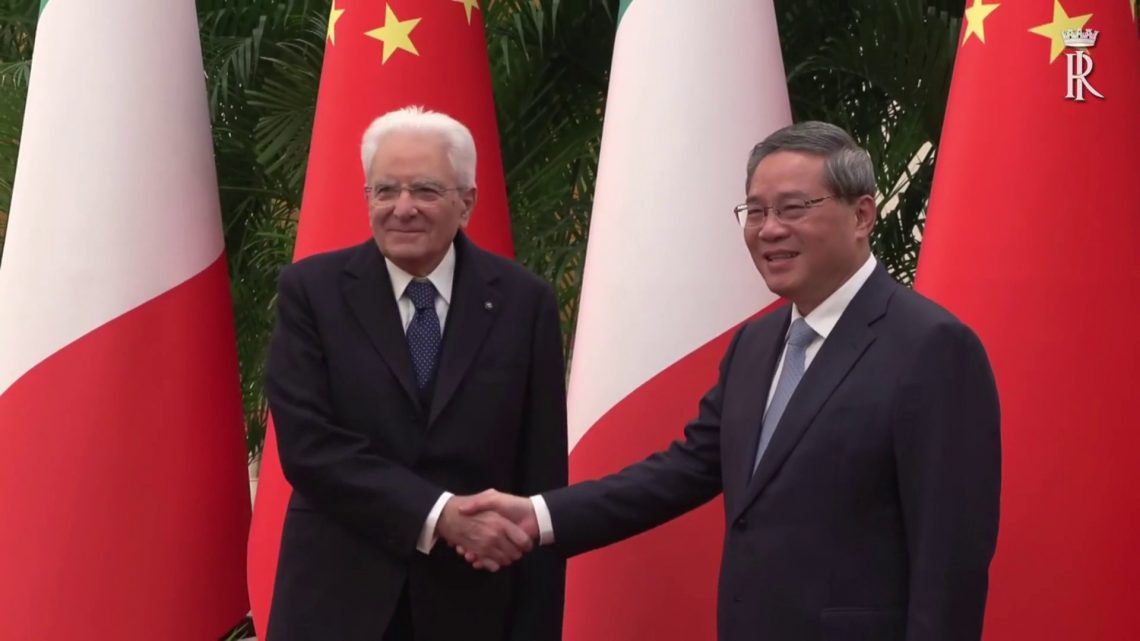 Mattarella “Riequilibrare i rapporti commerciali con la Cina” Mattarella “Riequilibrare i rapporti commerciali con la Cina”