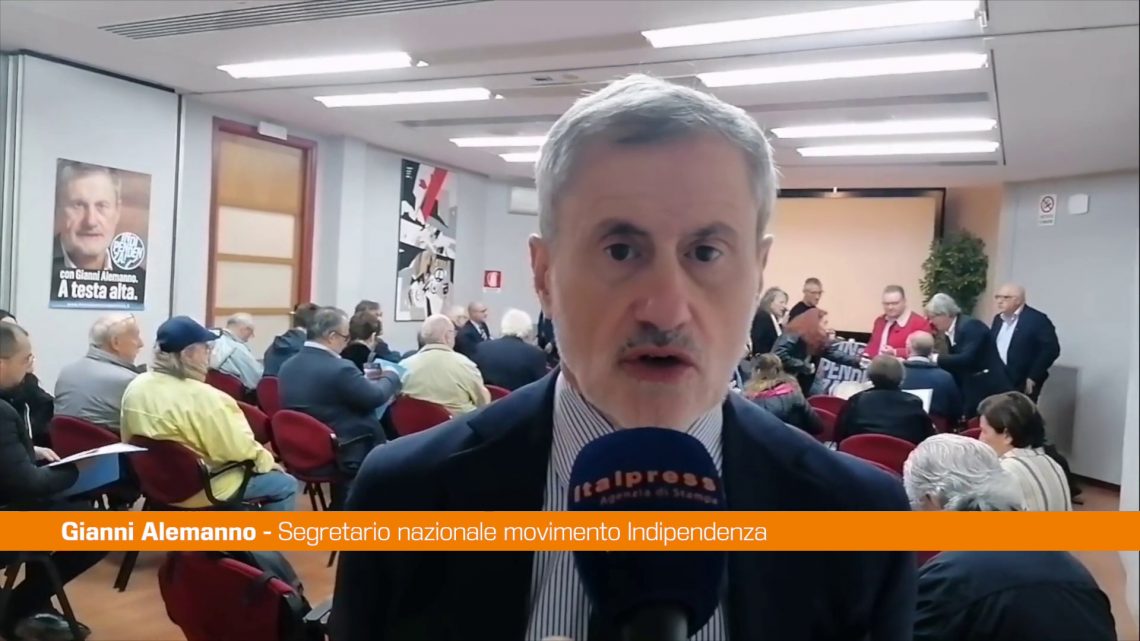 Alemanno “Il centrodestra non escluda la logica sovranista” Alemanno “Il centrodestra non escluda la logica sovranista”