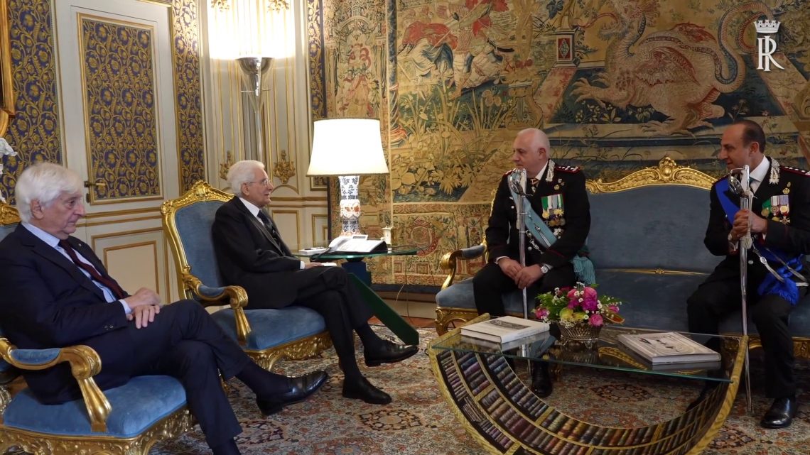 Carabinieri, Mattarella riceve i generali Luzi e Luongo Carabinieri, Mattarella riceve i generali Luzi e Luongo