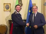 La Russa incontra l’agente di polizia accoltellato a Milano