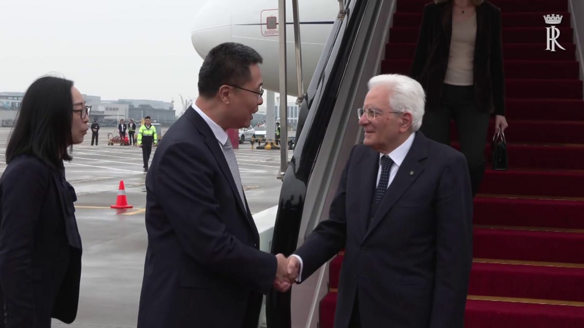 Il Presidente Mattarella arriva a Hangzhou Il Presidente Mattarella arriva a Hangzhou