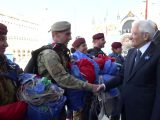 Mattarella alla cerimonia della festa delle forze armate
