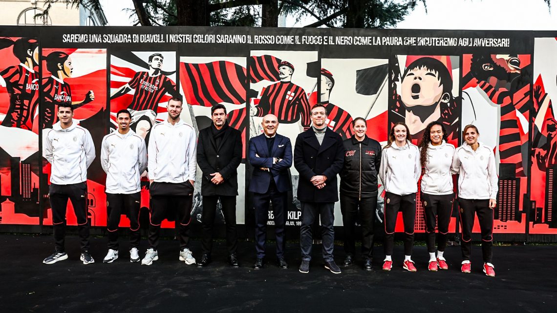 AC Milan e SNAIFUN svelano il murale per celebrare i 125 anni del Club AC Milan e SNAIFUN svelano il murale per celebrare i 125 anni del Club