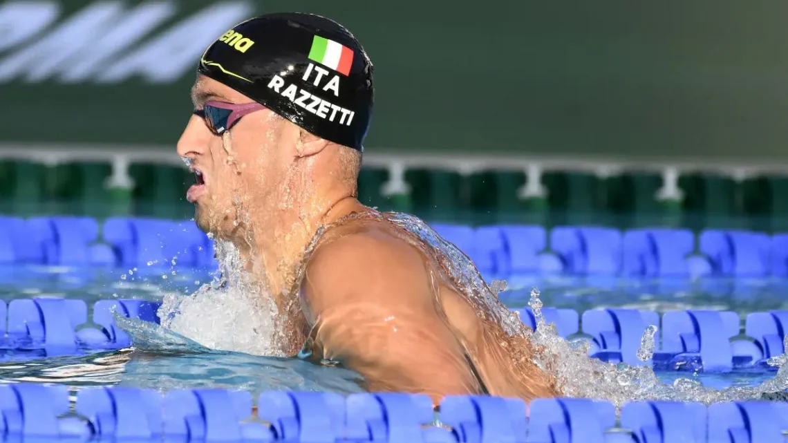 Quarto podio per Razzetti, cadono cinque record del mondo Quarto podio per Razzetti, cadono cinque record del mondo