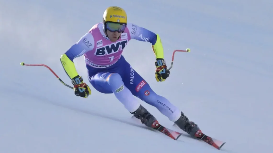 Casse vince il SuperG di Coppa in Val Gardena Casse vince il SuperG di Coppa in Val Gardena