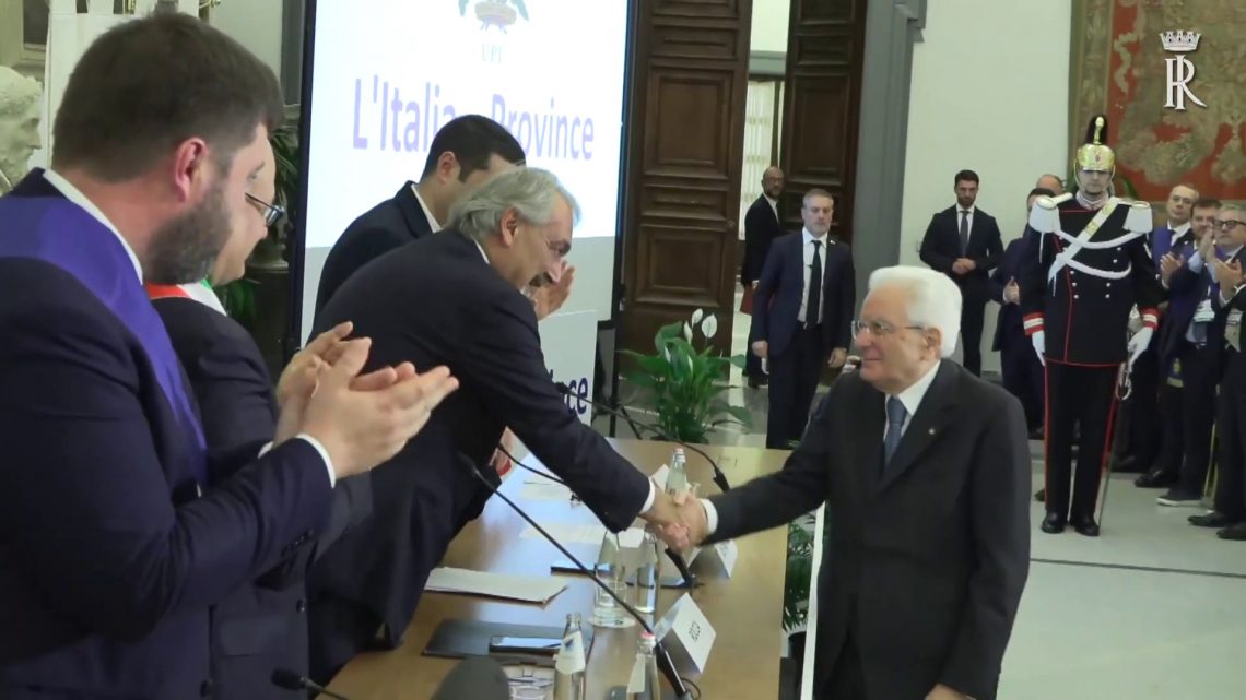 Mattarella all’Assemblea Congressuale delle Province italiane Mattarella all’Assemblea Congressuale delle Province italiane